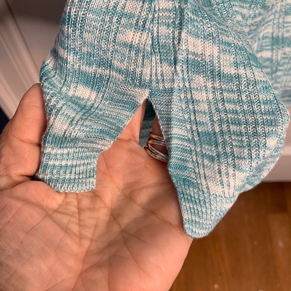 L* space Revolve Aria Long Sleeve Collared Bodycon Knit Dress Sky New W-304 Sz M - Picture 7 of 13